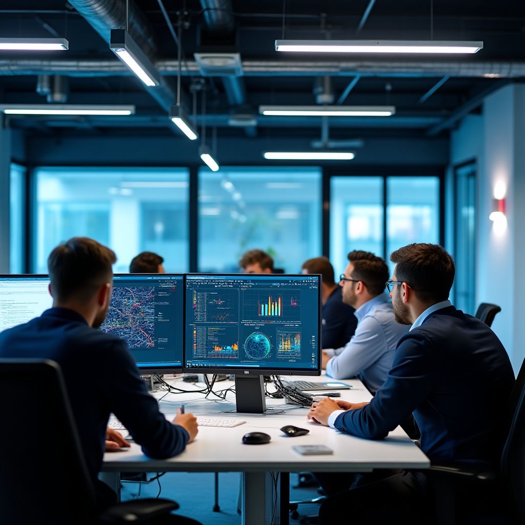 Il team di TechItalia in ufficio